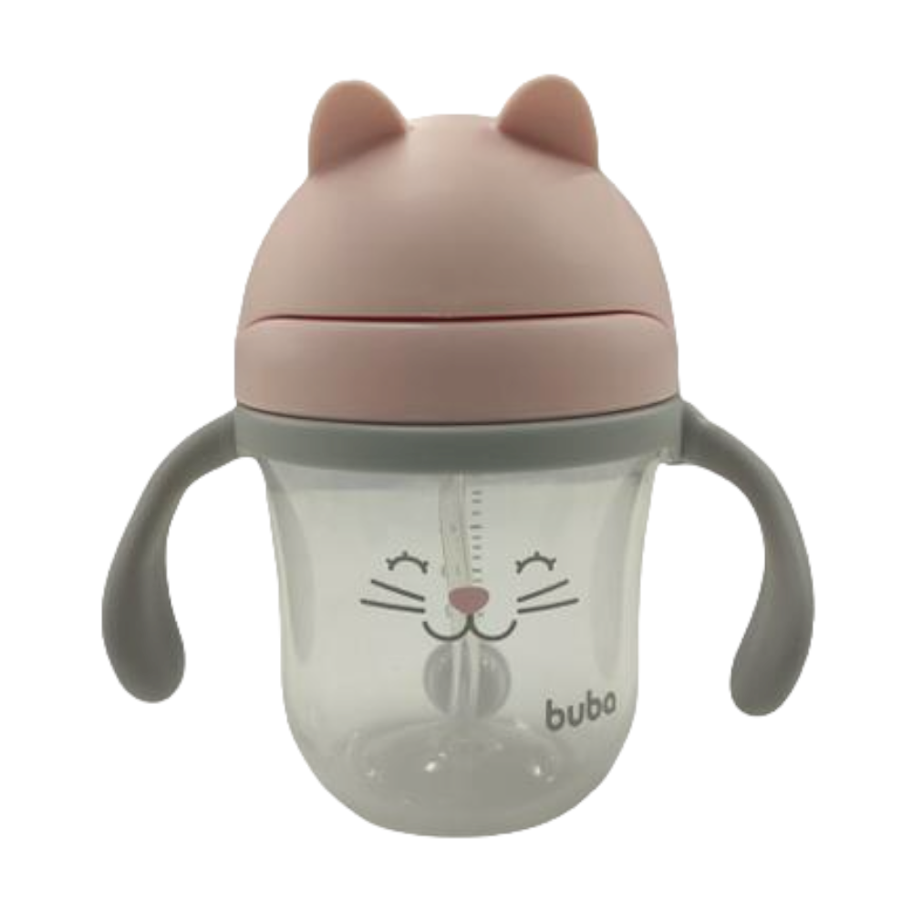 Copo com Alça Buba Gatinho 220Ml