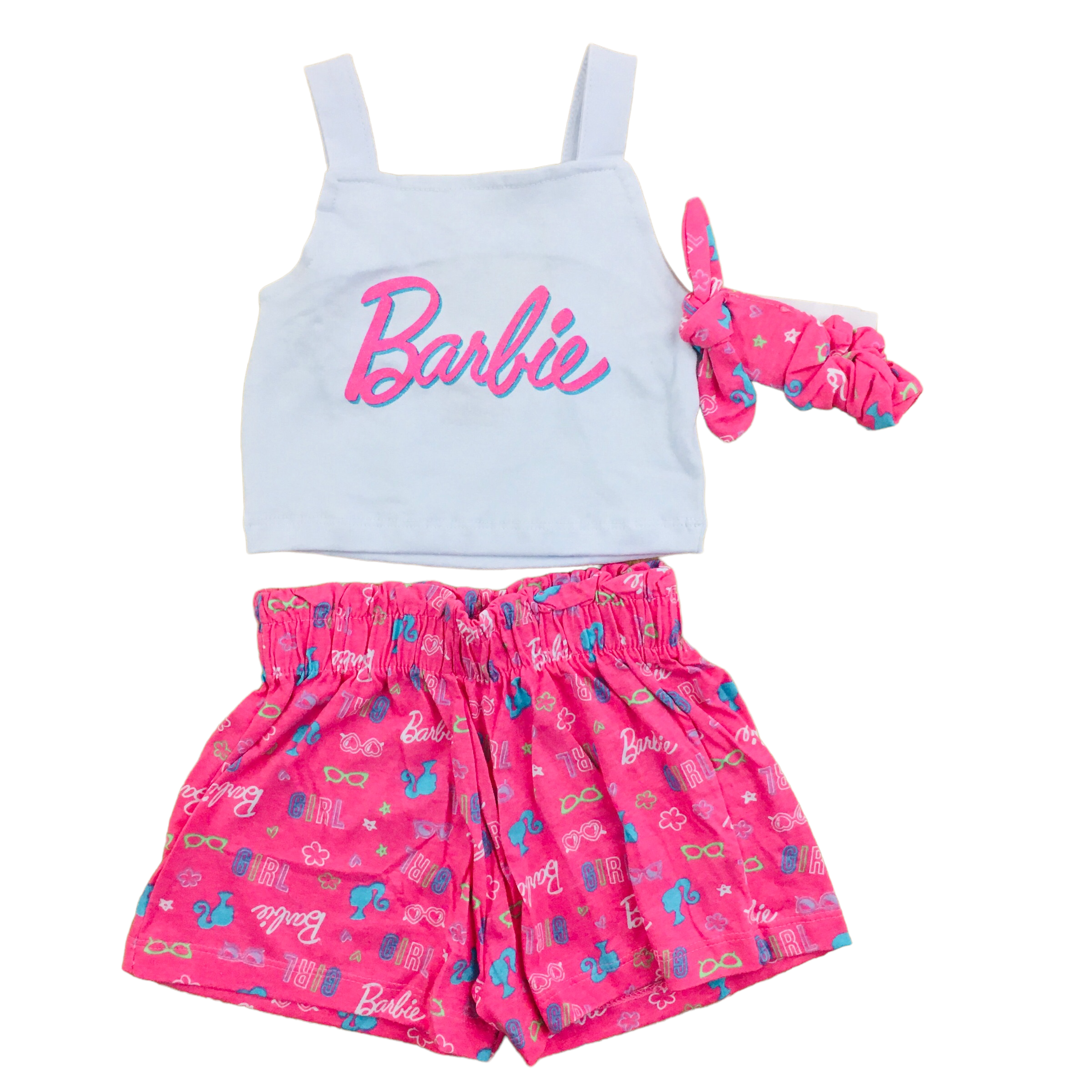 Conjunto Fakini Regata, Short E Xuxinha Barbie