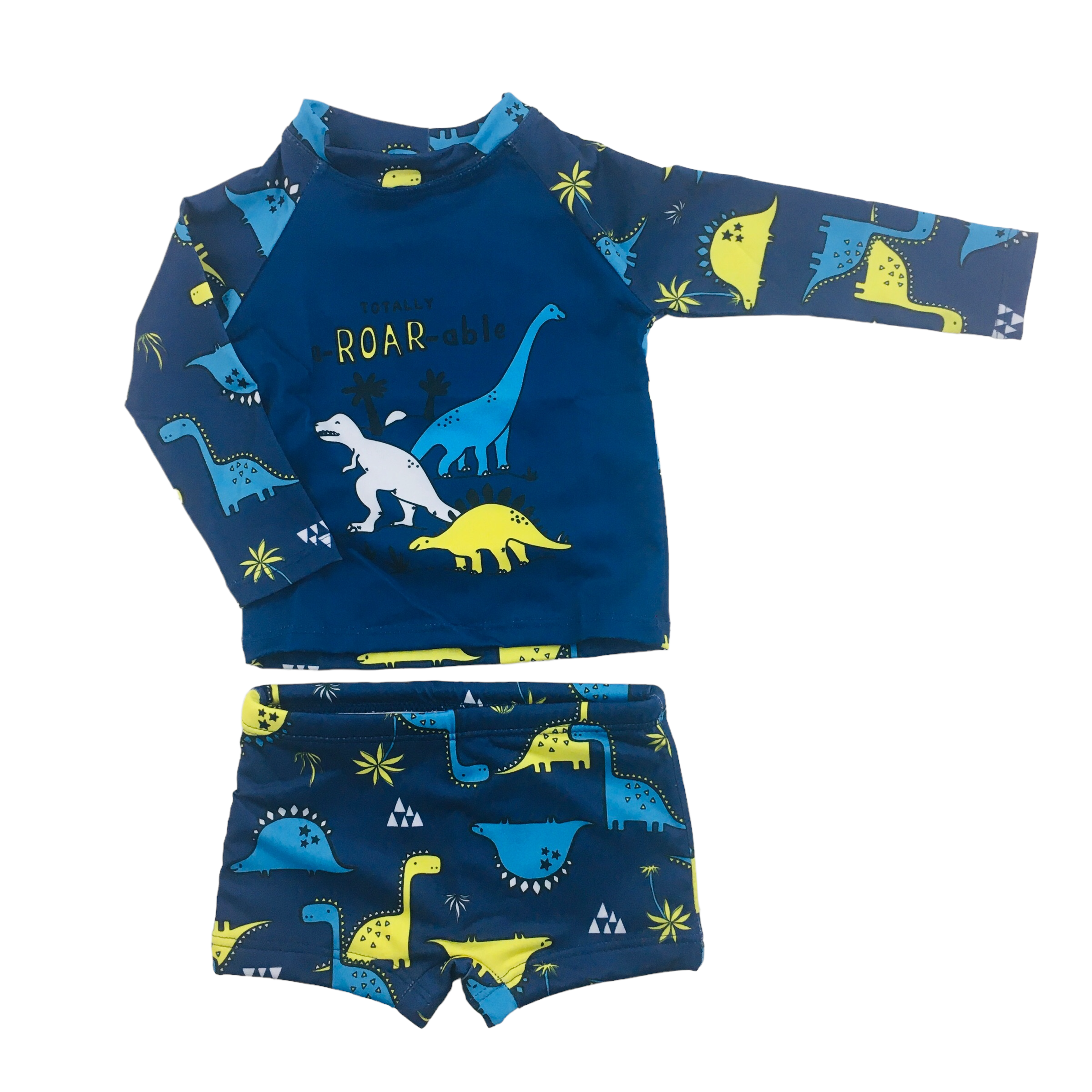 Conjunto Uv Everly  Camiseta E Boxer Dino