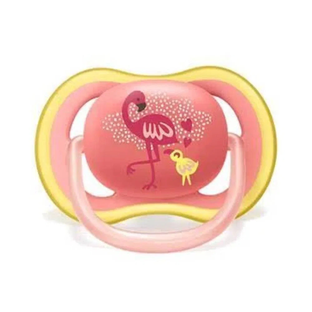 Chupeta Avent Ultra Air Flamingo 6-18 meses