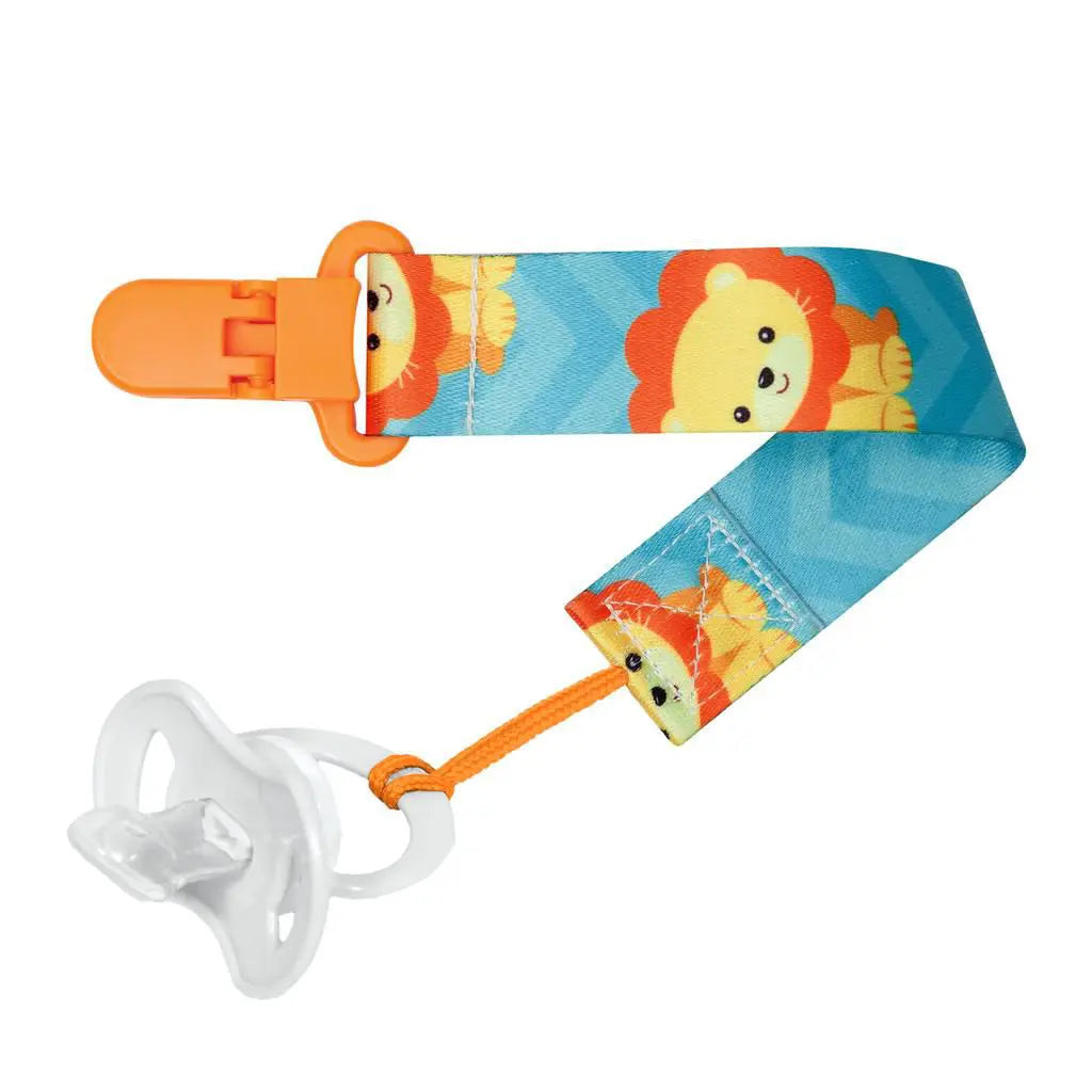 Prendedor de Chupeta Buba Baby Animal Fun Leão