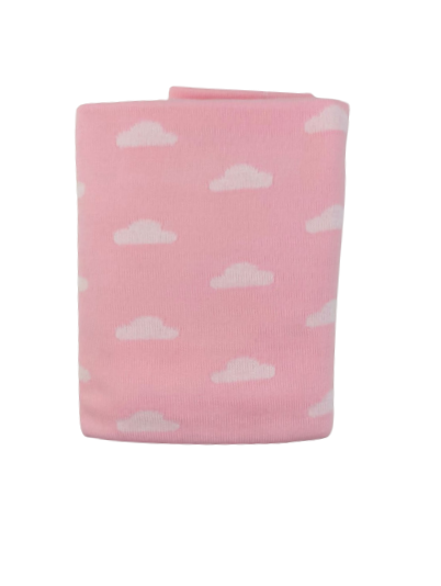 Manta De Tricot Jacquard Nuvem Tricart