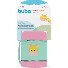 Pote Termico Buba Baby  Aminal Fun Girafa Buba