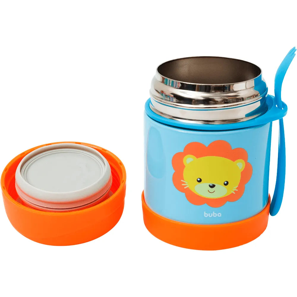Pote Termico Buba Baby  Aminal Fun Leão